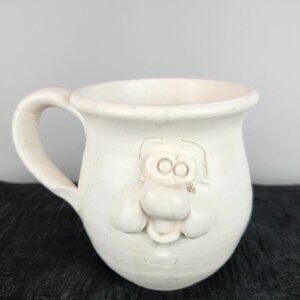 Anthropomorphic Signed Studio Pottery Mug